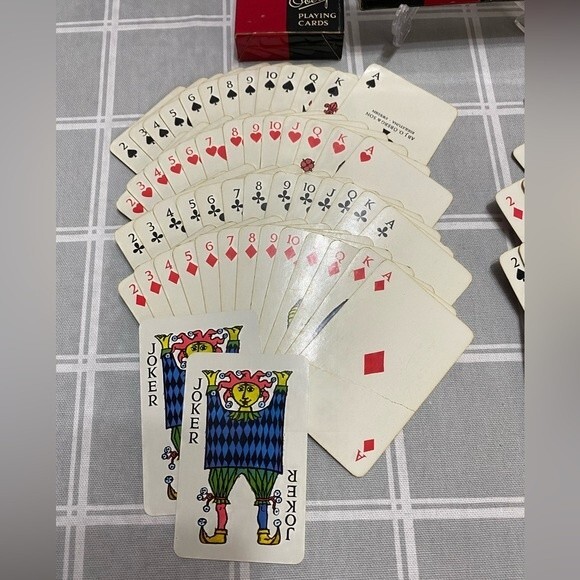 1958 Stig Lindberg Oberg & Son 2 Deck Playing Cards 465 Comedia Sweden Rare MCM - Picture 9 of 12